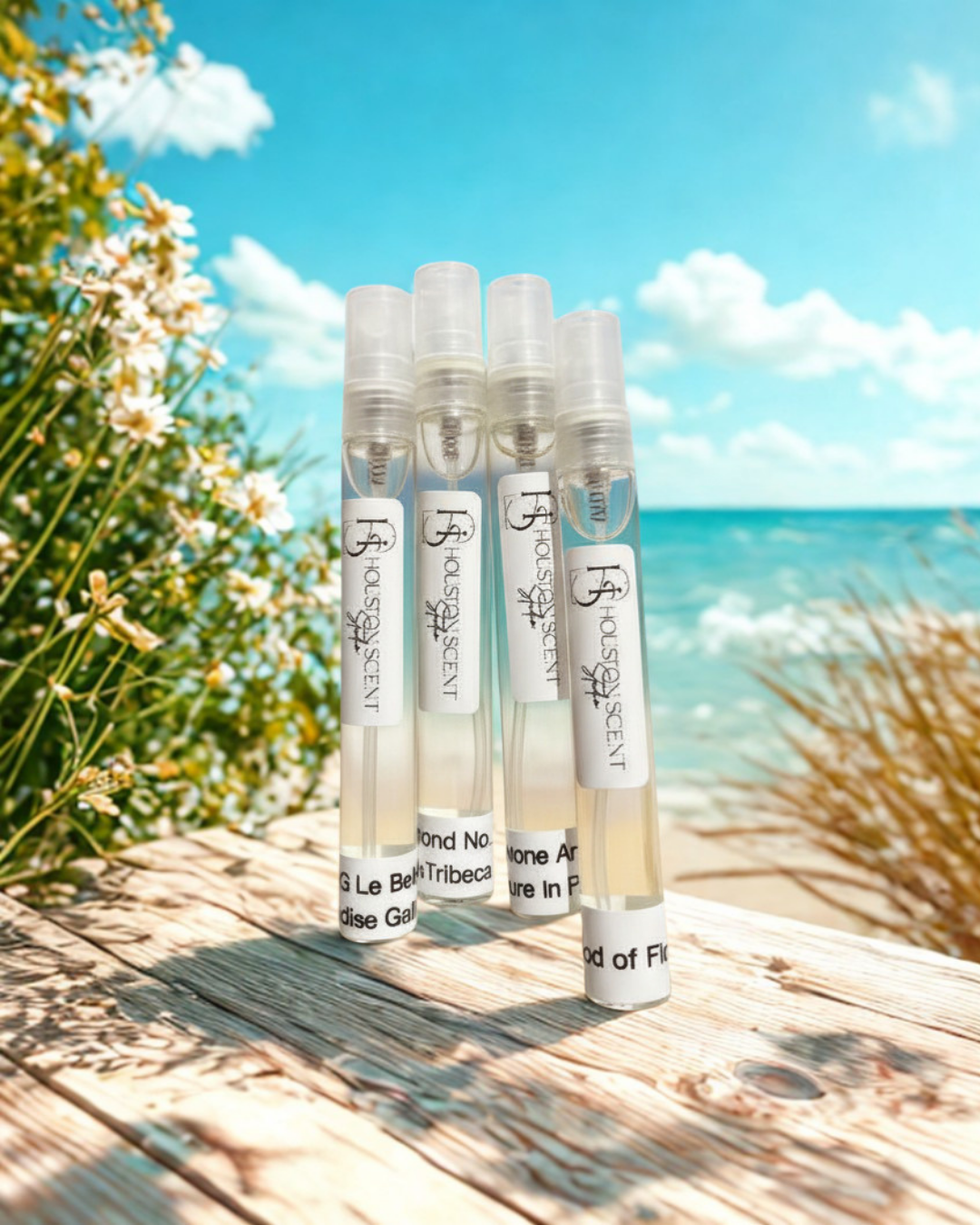 Summer Vacation Bundle — four new summer scents